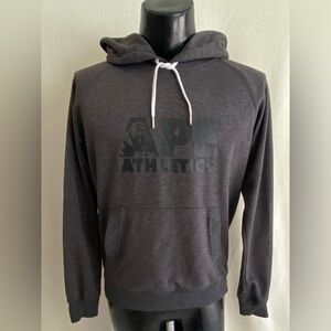 Ape Athletics Hoodie Adult Medium Charcoal Scuba Neck Long Sleeve Heavyweight #